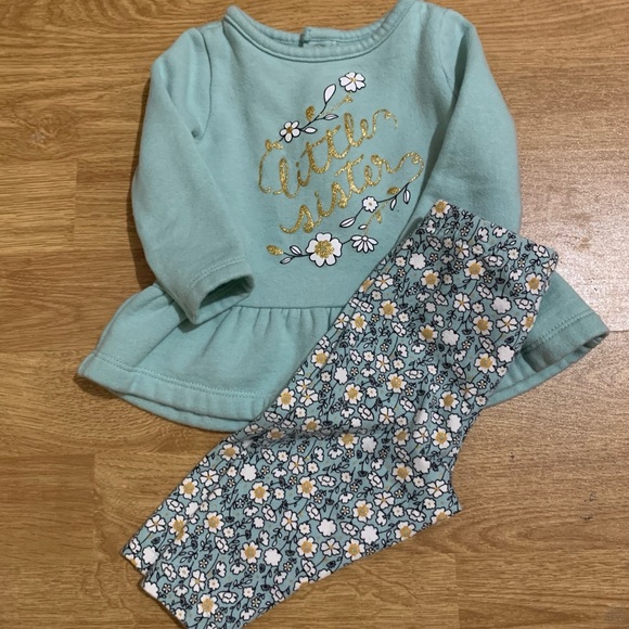 Carter’s Little Sister Matching Set 3-6 months - Picture 1 of 1